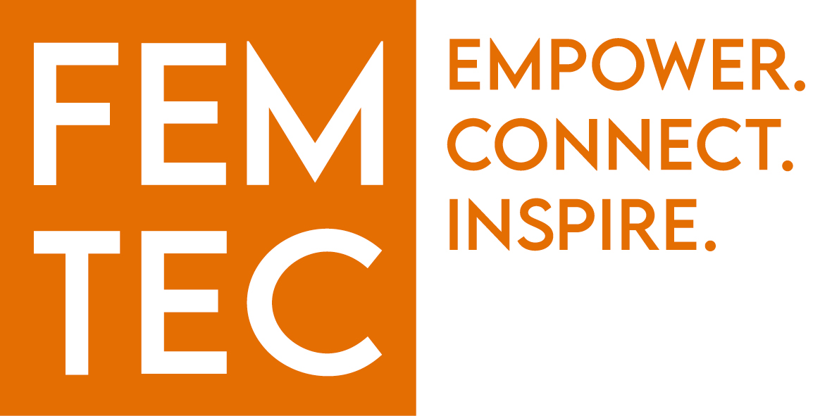 Company logo of femtec in orange